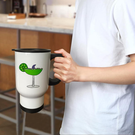 Cool Funny Lime Margarita Drink 14oz Stainless Steel Travel Mug