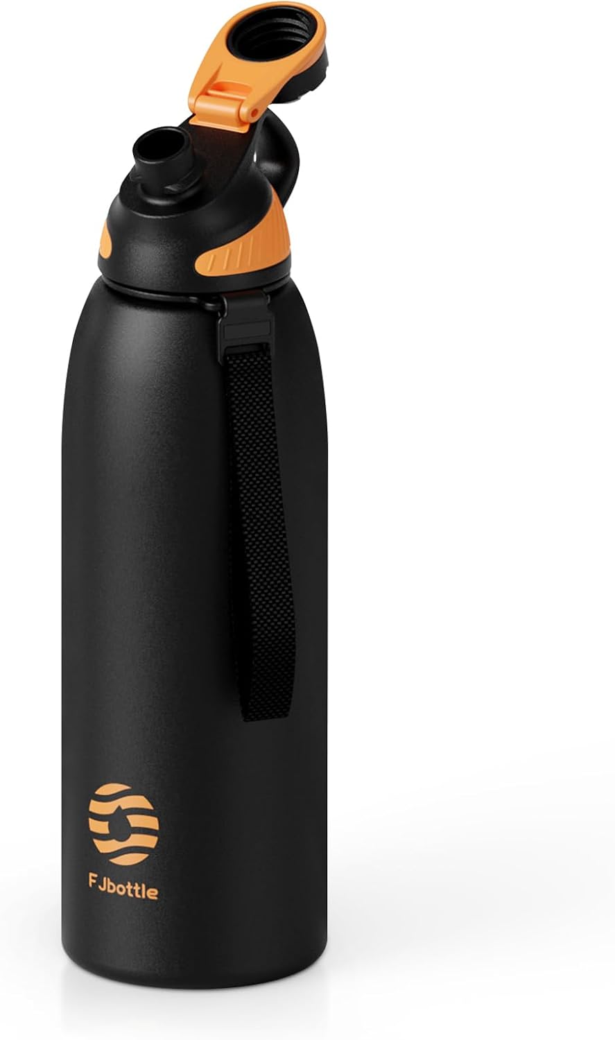 20oz Stainless Steel Insulated Water Bottle No Straw Spout Lid | Double Wall Vacuum Insulated, 18/8 Stainless Steel, Leakproof, BPA-Free, Sports Flask Ideal For Gym Workout Hiking Travel