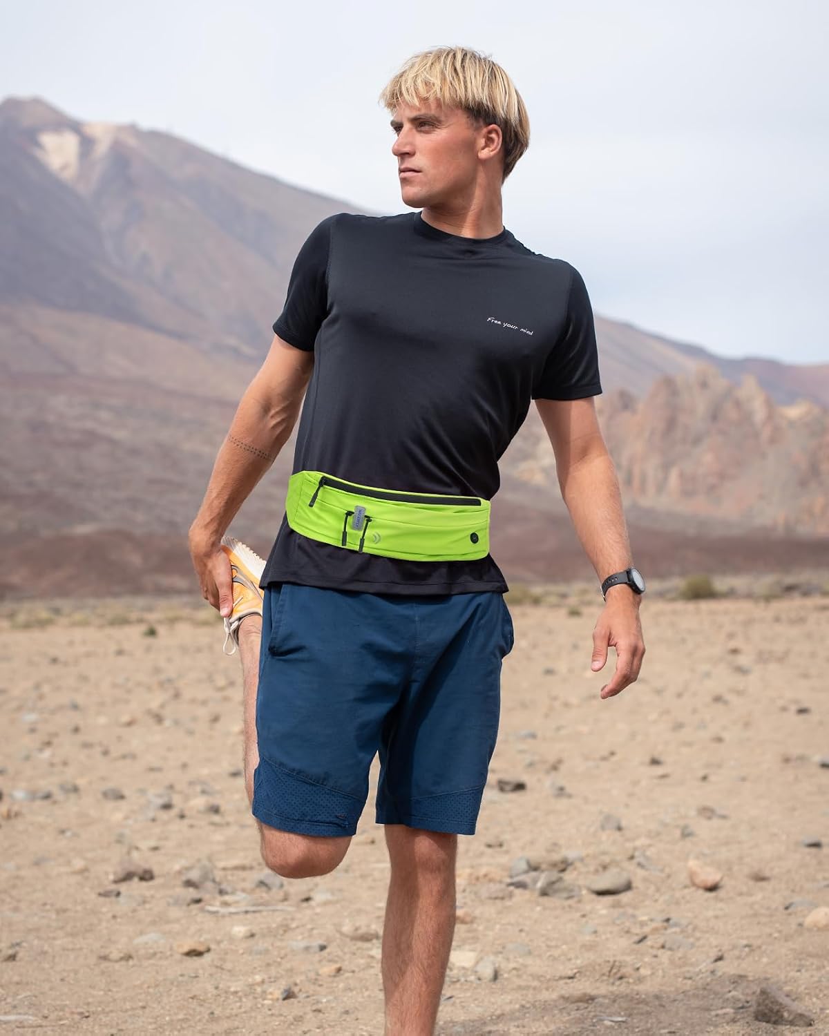 Running Belt Fanny Pack:Phone Holder Belt for Men Women