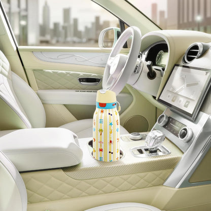 24 oz Slim Insulated Water Bottle: 2-in-1 Locking Lid, Night