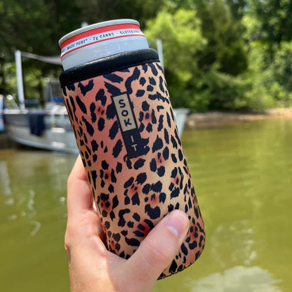 CanSok Sleeve for Beer & Soda Insulated Neoprene Cover (Ocean Oasis, 12oz Can Sleeve) - Colors E