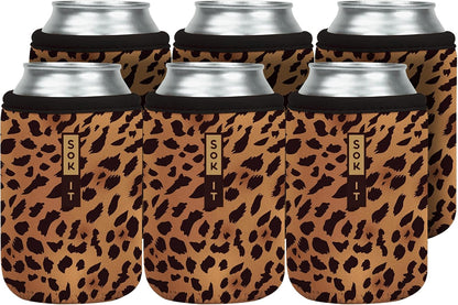 CanSok Sleeve for Beer & Soda Insulated Neoprene Cover (Ocean Oasis, 12oz Can Sleeve) - Colors E