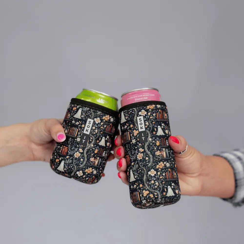 CanSok Sleeve for Beer & Soda Insulated Neoprene Cover (Ocean Oasis, 12oz Can Sleeve) - Colors E