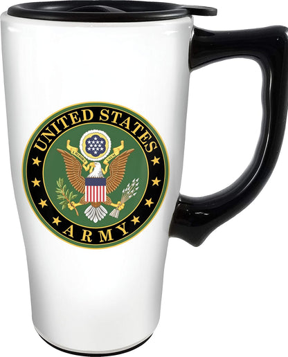 12569 Cardinal Travel Mug, 16 Oz, Ceramic