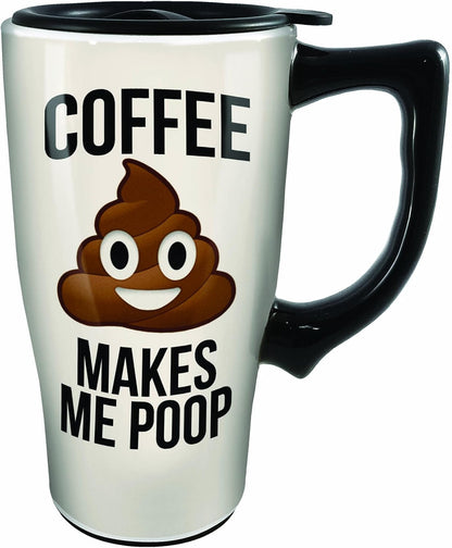 12569 Cardinal Travel Mug, 16 Oz, Ceramic