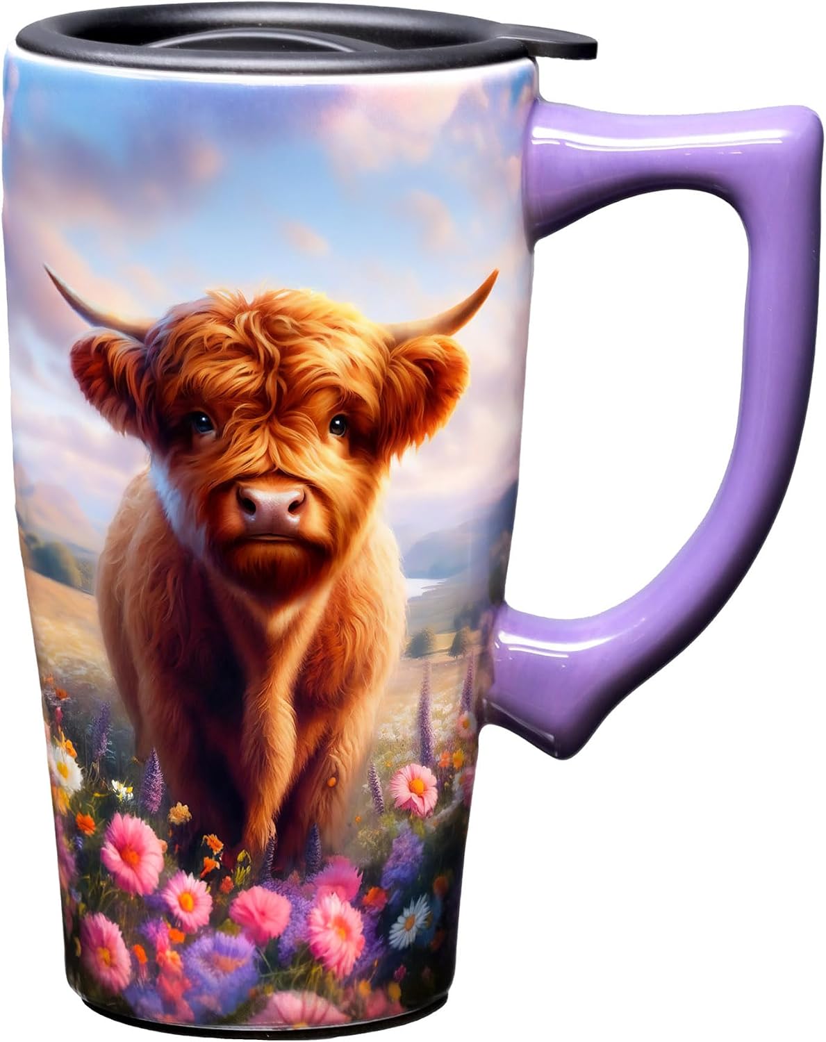12569 Cardinal Travel Mug, 16 Oz, Ceramic