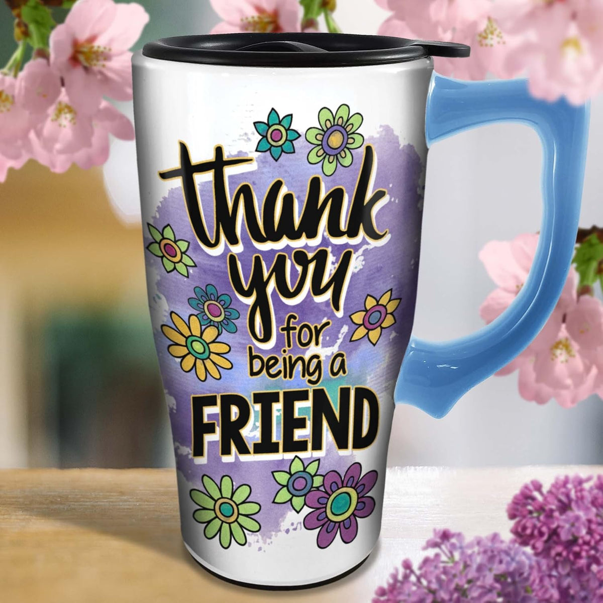 12569 Cardinal Travel Mug, 16 Oz, Ceramic