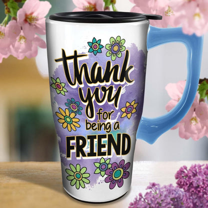 12569 Cardinal Travel Mug, 16 Oz, Ceramic