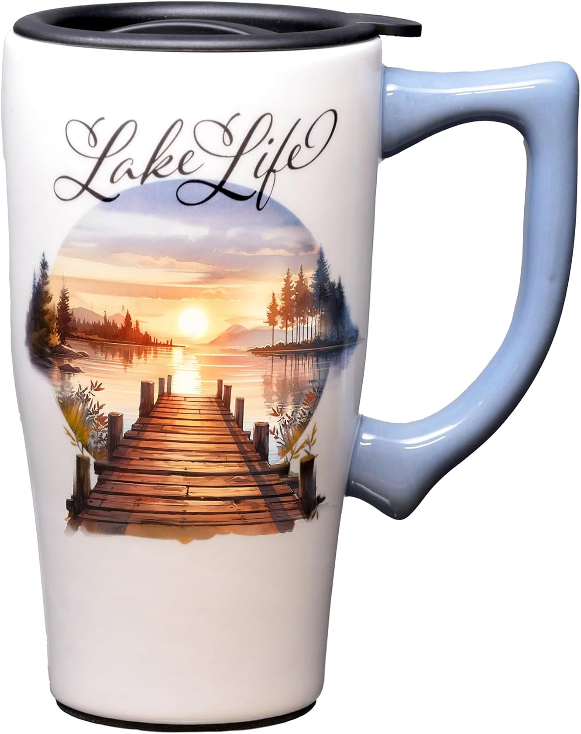 12569 Cardinal Travel Mug, 16 Oz, Ceramic