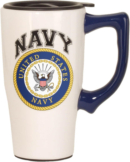 12569 Cardinal Travel Mug, 16 Oz, Ceramic