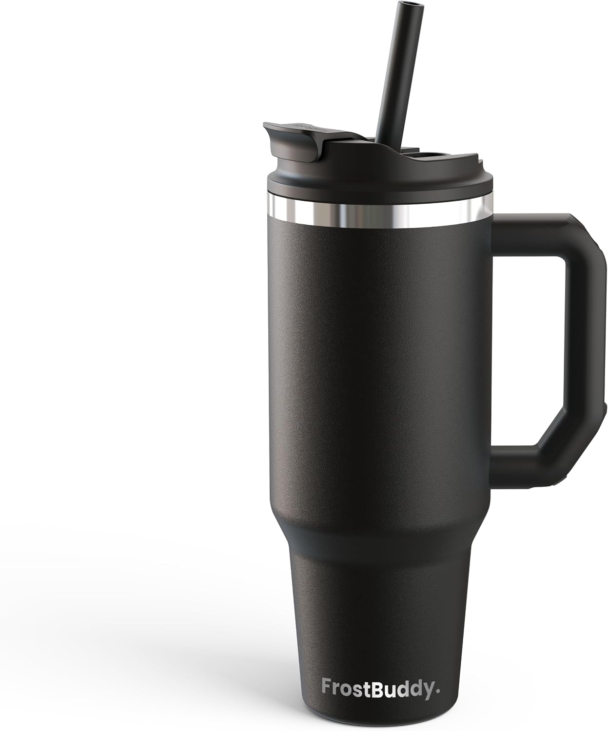 Thicc Buddy 16oz Tumbler - Insulated Stainless Steel (Cinnamon) | Double-wall vacuum insulated | Spill-proof flip lid | 18/8 premium stainless steel | Cup-holder friendly - Colors B