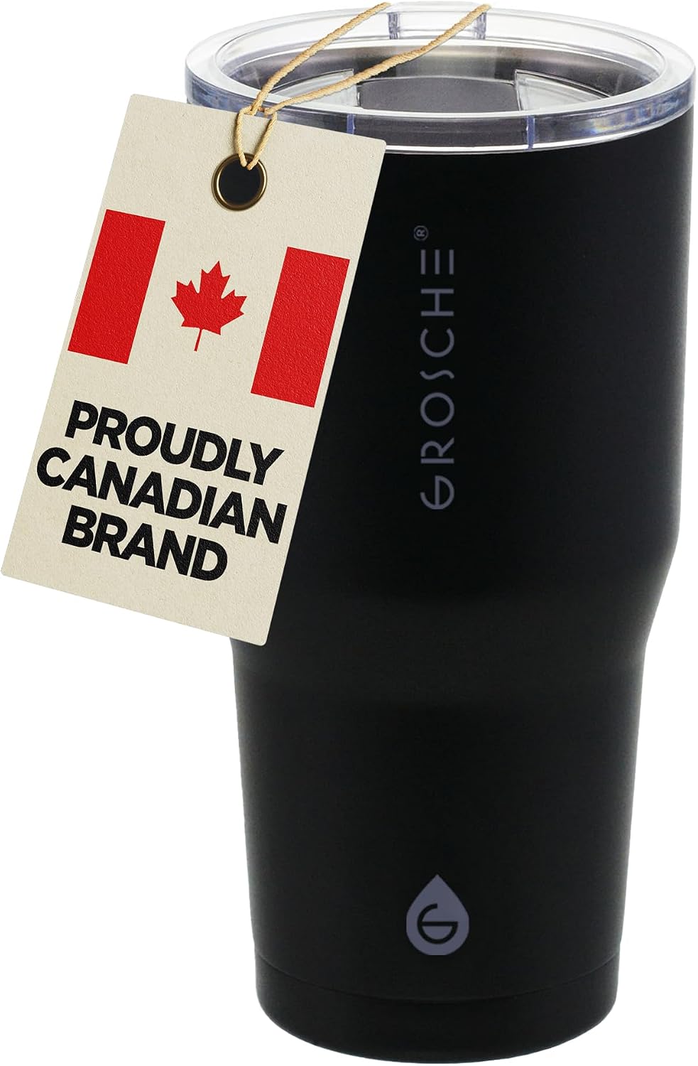 Yukon Triple Insulated Coffee Travel Mug with Lid, 20oz Cream White | Sturdy Stainless Steel Mug Keeps Drinks Cold Up To 8 Hours Or Hot Up To 4 Hours With Removable Slider Lid And Dishwasher Safe