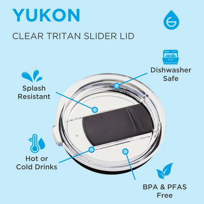 Yukon Triple Insulated Coffee Travel Mug with Lid, 20oz Cream White | Sturdy Stainless Steel Mug Keeps Drinks Cold Up To 8 Hours Or Hot Up To 4 Hours With Removable Slider Lid And Dishwasher Safe