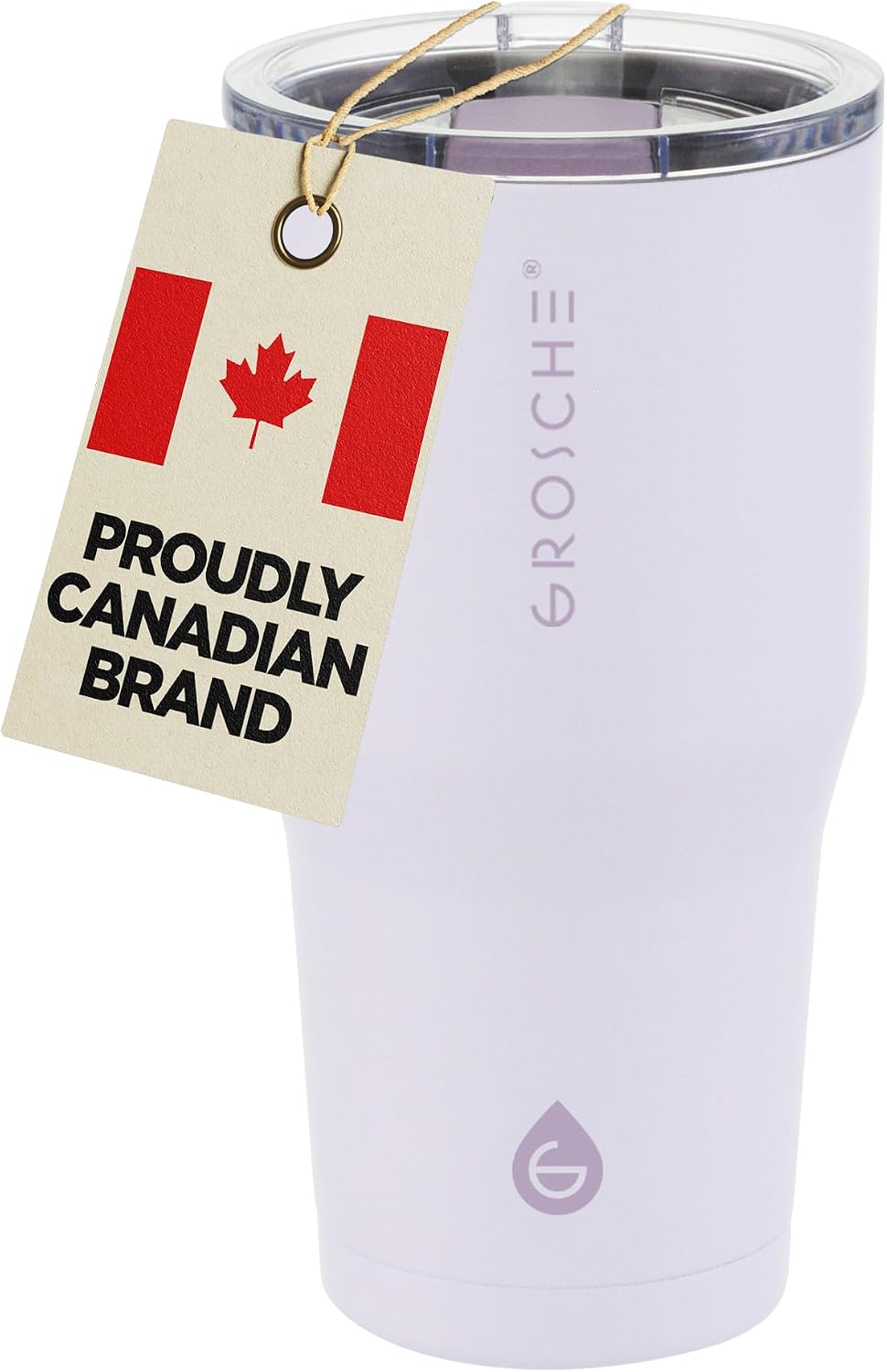 Yukon Triple Insulated Coffee Travel Mug with Lid, 20oz Cream White | Sturdy Stainless Steel Mug Keeps Drinks Cold Up To 8 Hours Or Hot Up To 4 Hours With Removable Slider Lid And Dishwasher Safe