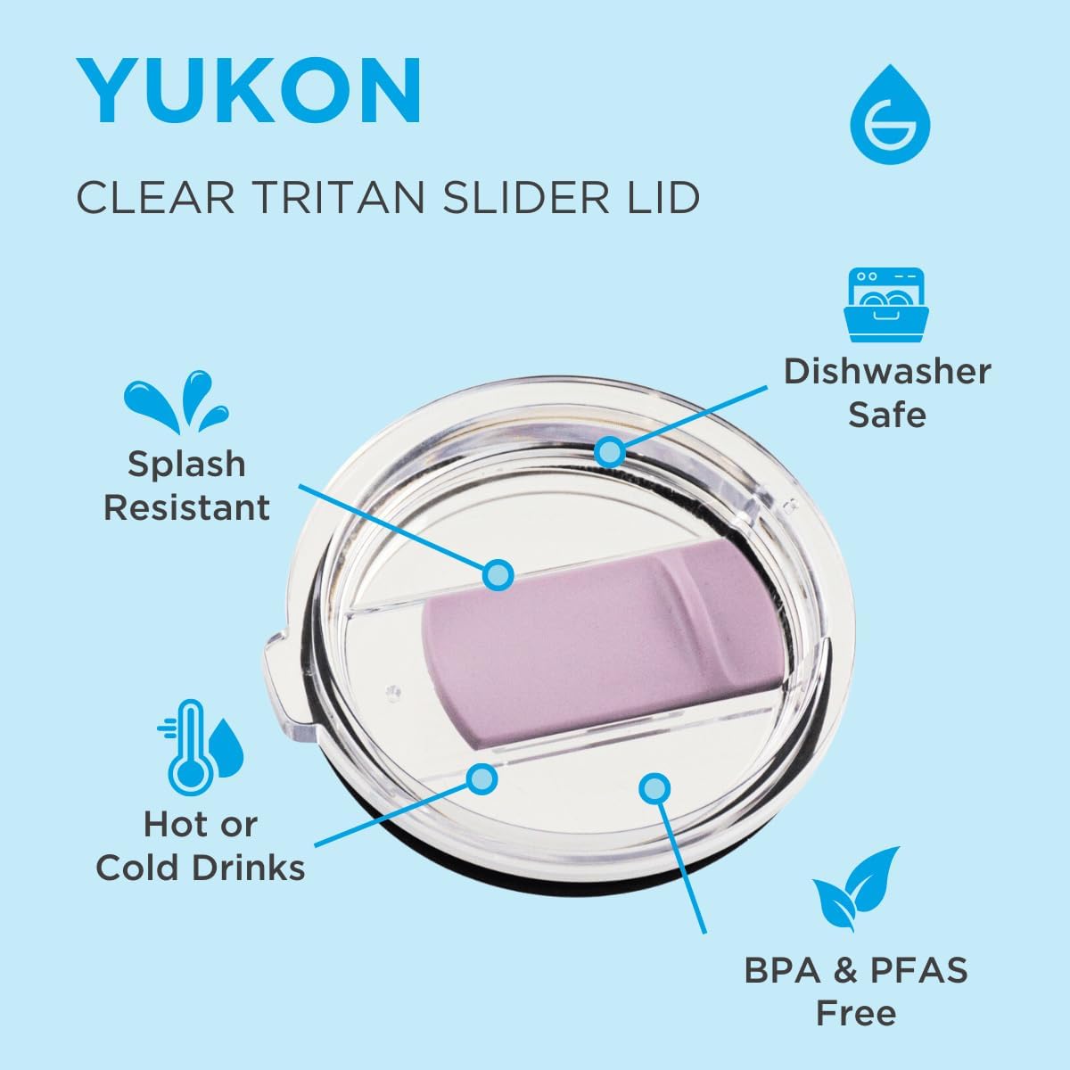 Yukon Triple Insulated Coffee Travel Mug with Lid, 20oz Cream White | Sturdy Stainless Steel Mug Keeps Drinks Cold Up To 8 Hours Or Hot Up To 4 Hours With Removable Slider Lid And Dishwasher Safe
