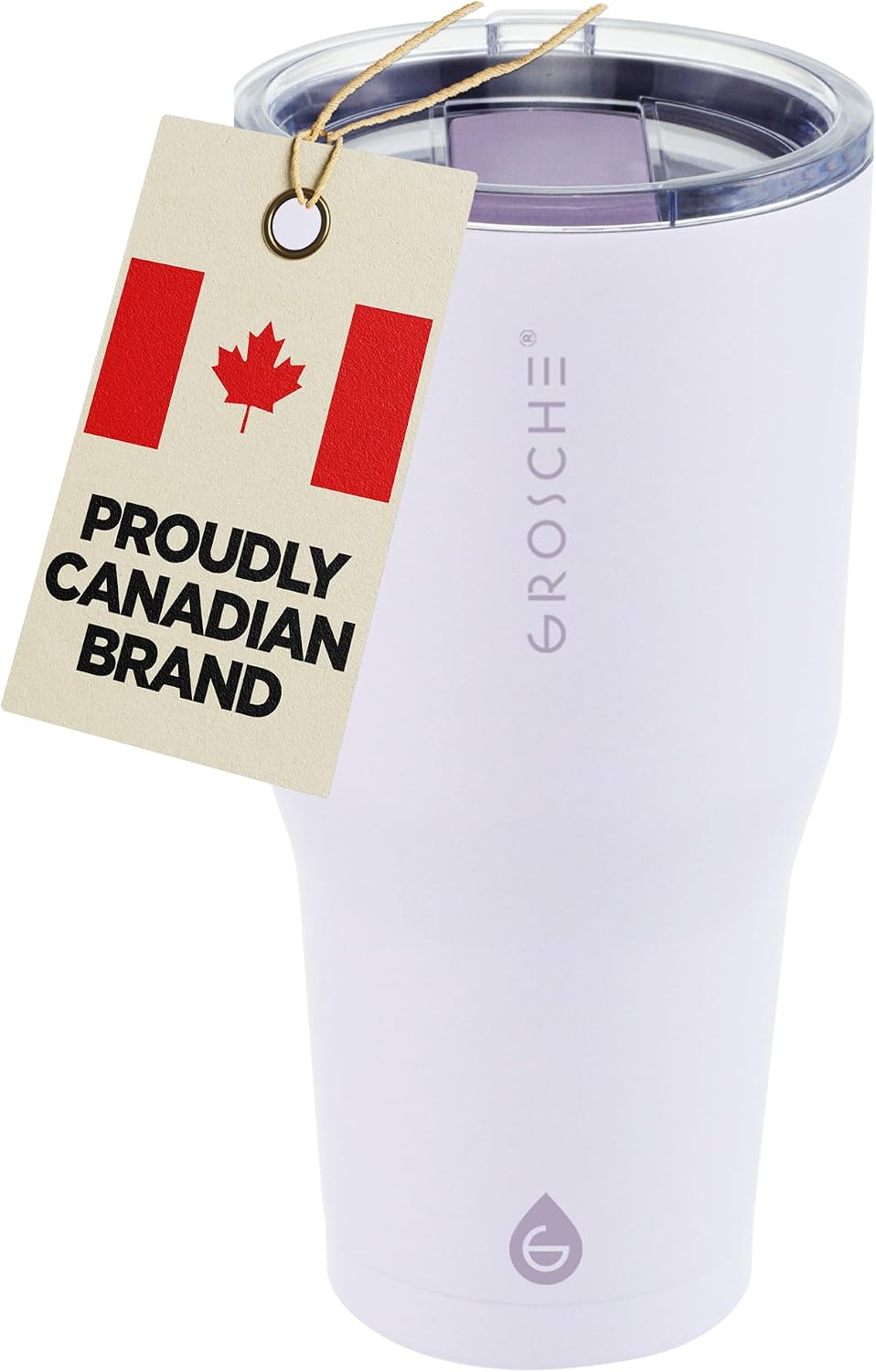 Yukon Triple Insulated Coffee Travel Mug with Lid, 20oz Cream White | Sturdy Stainless Steel Mug Keeps Drinks Cold Up To 8 Hours Or Hot Up To 4 Hours With Removable Slider Lid And Dishwasher Safe