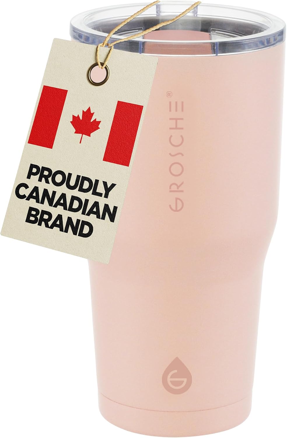 Yukon Triple Insulated Coffee Travel Mug with Lid, 20oz Cream White | Sturdy Stainless Steel Mug Keeps Drinks Cold Up To 8 Hours Or Hot Up To 4 Hours With Removable Slider Lid And Dishwasher Safe
