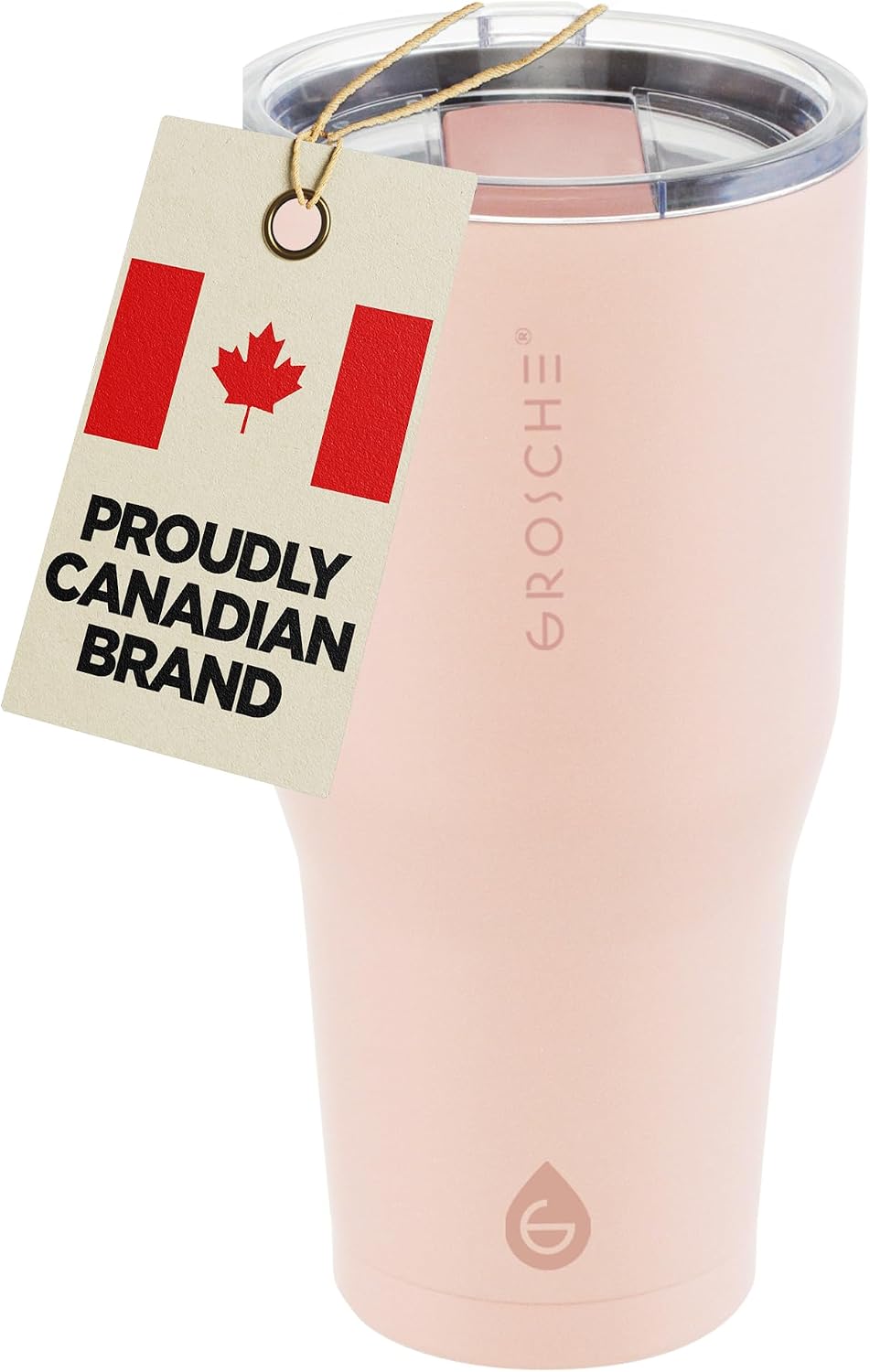 Yukon Triple Insulated Coffee Travel Mug with Lid, 20oz Cream White | Sturdy Stainless Steel Mug Keeps Drinks Cold Up To 8 Hours Or Hot Up To 4 Hours With Removable Slider Lid And Dishwasher Safe