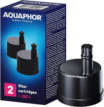 Nakii Filtered Water Bottle, Leakproof, BPA-Free, Motivational Markings, Travel, Everyday Use. 40-Gallon Filter, Replaces 300 Plastic Water Bottles. Includes 1 Filter, 22 FL Oz, Grey by Aquaphor