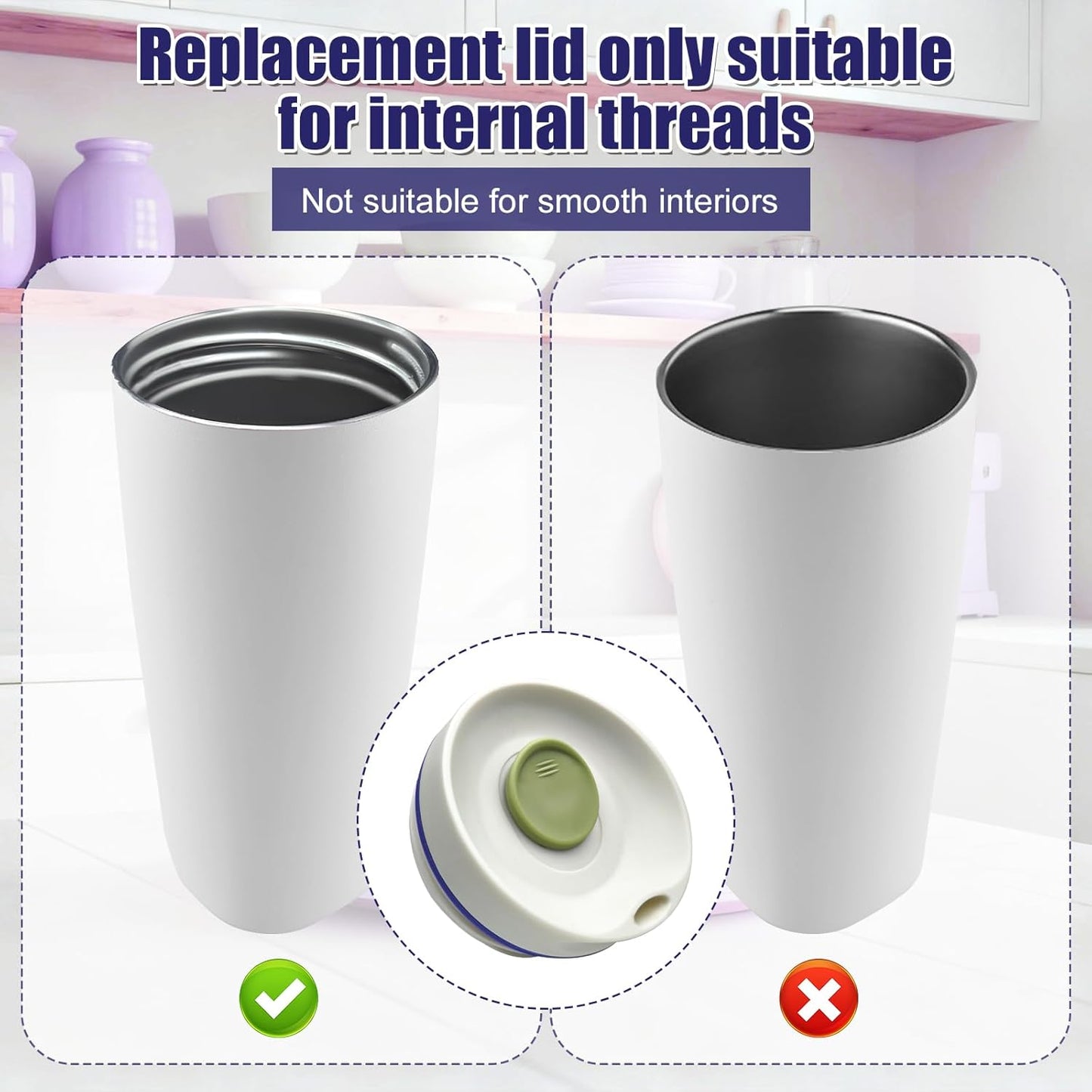 Replacement Slider Lid for Owala SmoothSip 20oz & 12oz, Top Cover Compatible with Owala 24oz Coffee Tumbler, Coffee Travel Mugs Leakproof Accessories, BPA-Free (Black Cherry)