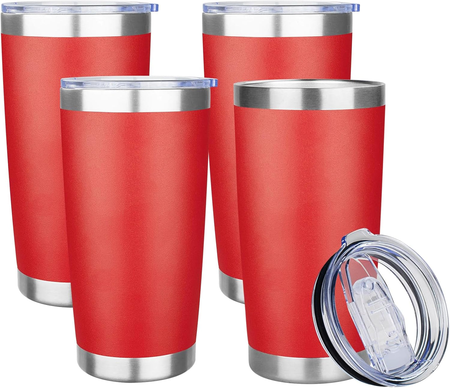 20oz Tumbler with Lid Stainless Steel Insulated Tumblers Travel Coffee Tumbler Bulk Double Wall Vacuum Insulated Water Cup Gifts for Christmas Women Men Her Him Home Office(Navy Blue, 1pack)