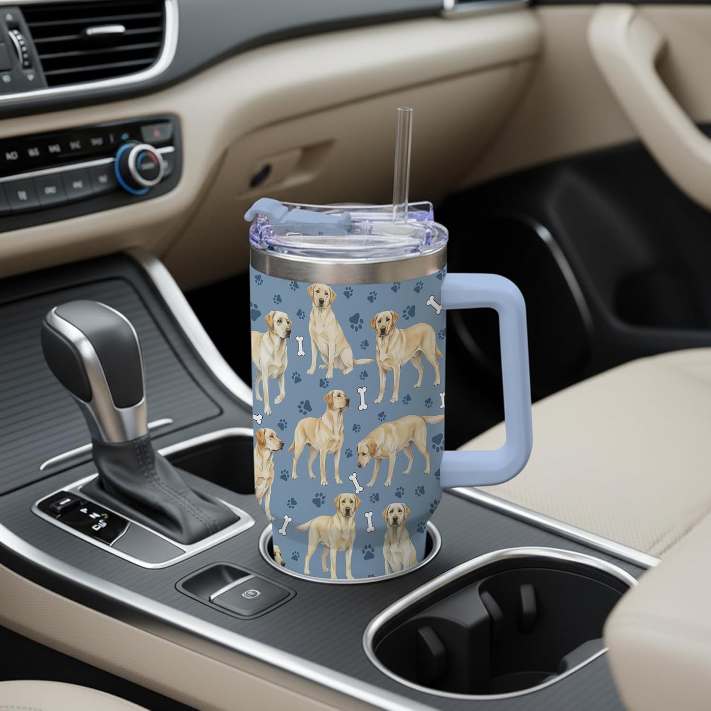 Beagle Gifts for Women Men, 40oz Stainless Steel Insulated Tumbler Travel Cup Mug, Funny and Unique Beagle Gifts for Dog Lover - Colors A