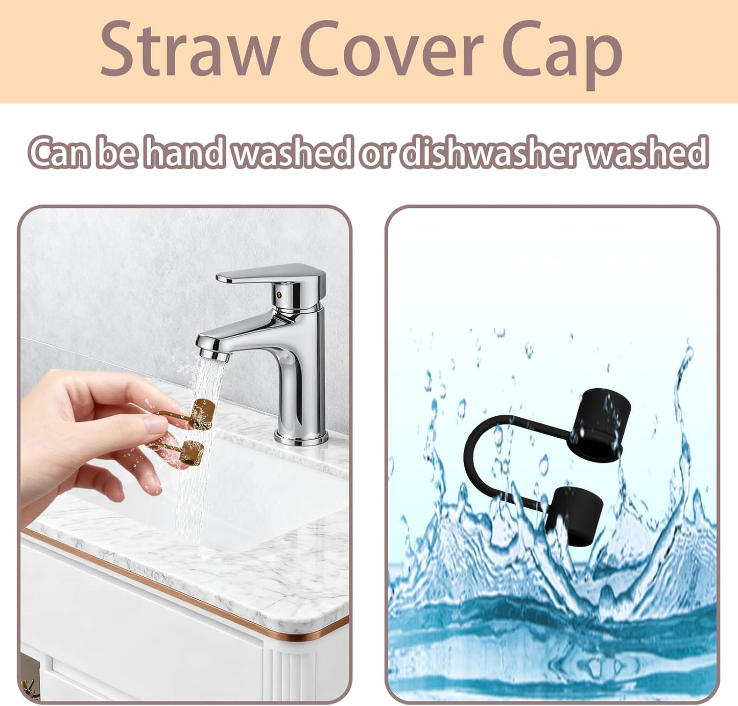 6PCS Silicone Straw Covers Caps Compatible with Stanley 30&40 Oz Tumbler Accessories Simple Straw Toppers Reusable Caps for Stanley Cup 10mm 0.4in Straws (Colorful 1)