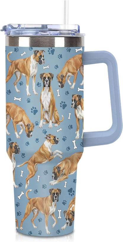 Beagle Gifts for Women Men, 40oz Stainless Steel Insulated Tumbler Travel Cup Mug, Funny and Unique Beagle Gifts for Dog Lover - Colors A