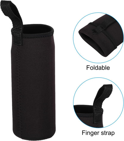 PATIKIL Water Bottle Sleeves, Neoprene Insulated Bottle Bag Holder Carrier Pouch with Finger Strap