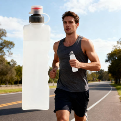 Running handheld Water Bottle Portable Lightweight Hydration Pro Squeeze Sport Water Bottle for Gyms, Running, Hiking, Outdoor