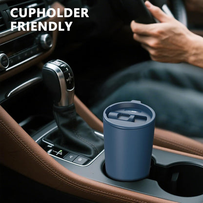 TILUCK 20 oz Insulated Tumbler with BPA-Free Lid, Stainless Steel Vacuum Travel Coffee Mug, Double Wall Coffee Tumbler（20oz，Matte DarkBlue）