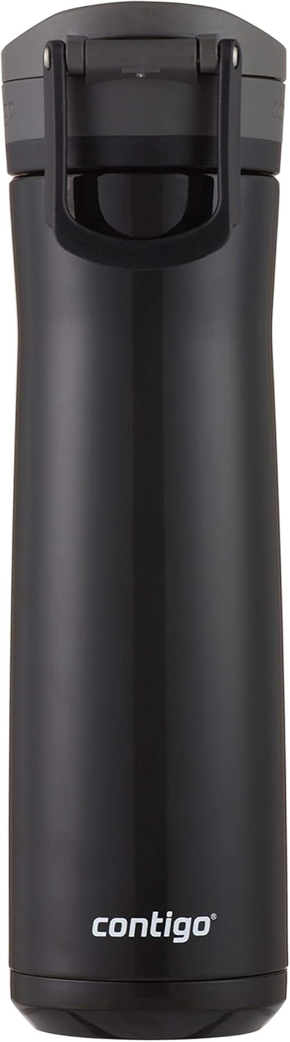 Contigo Jackson Chill 2.0, Vacuum-Insulated Stainless Steel Water Bottle with Secure Lid, Leak-Proof Travel Friendly, 20oz Capacity, Blueberry Color, Keeps Drinks Cold for 12 Hours