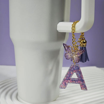 7pcs Cup Accessories for Stanley 30/40oz Tumbler, Handle Strap, Straw Cover, Silicone Boot, Letter Charm Stickers