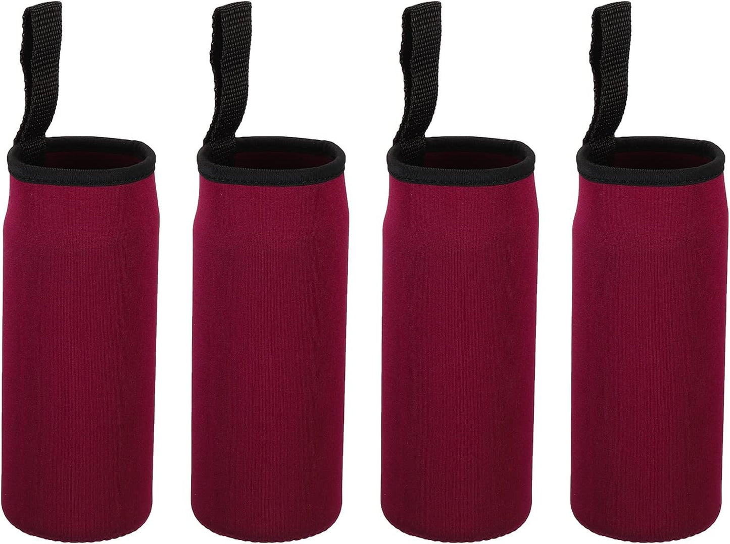 PATIKIL Water Bottle Sleeves, Neoprene Insulated Bottle Bag Holder Carrier Pouch with Finger Strap