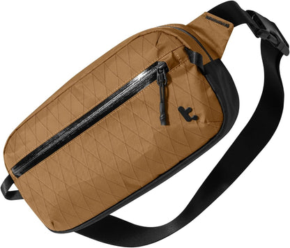 tomtoc 3.5L Sling Bag with RFID Blocking, Crossbody Bag Chest Shoulder Pack for Men and Women, Water-resistant Lightweight Casual Waist Fanny Pack for Travel/Daily Use
