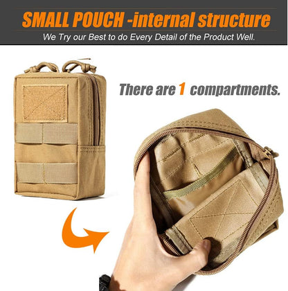 Upgraded Sports Water Bottles Pouch Bag, Tactical Drawstring Molle Water Bottle Holder Tactical Pouches, Travel Mesh Water Bottle Bag Tactical Hydration Carrier