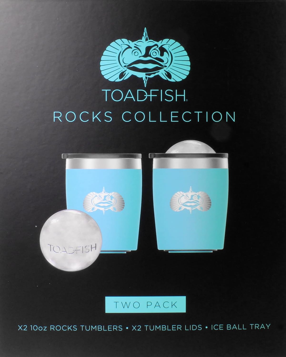 Toadfish Non-tipping 10oz Double Wall Insulated Stainless Steel Rocks Tumbler w/ East Slide Lid - Graphite