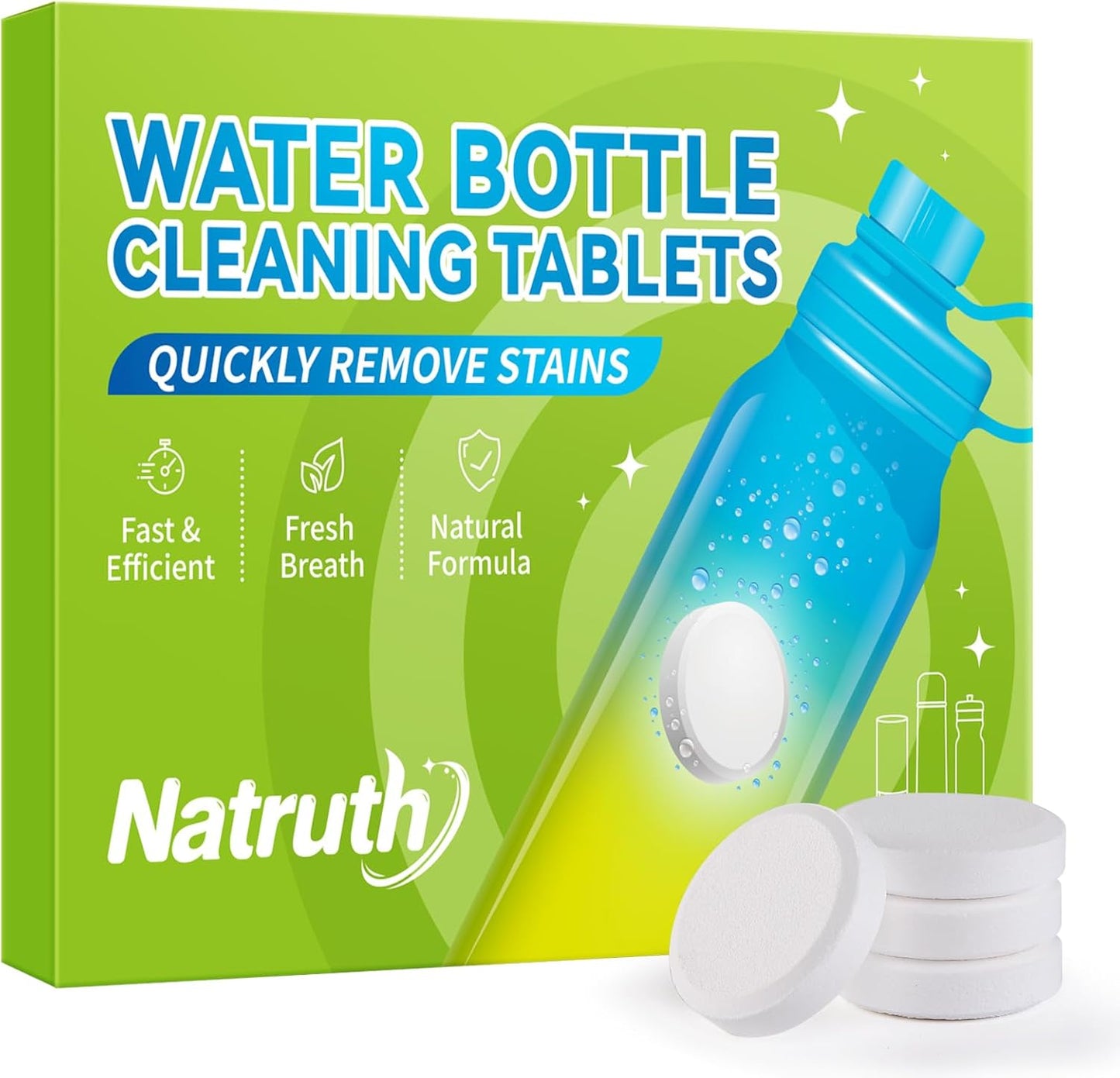 NATRUTH water bottle tablets