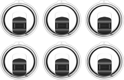 30 oz Tumbler Lids for Yeti, 2 Pcs Replacement Magnetic Spill-Resistant Lids for Yeti 30 oz, 32 oz Tumbler, 14 oz Mug and 35oz Straw Mug with Magnetic Slider Switch, BPA Free