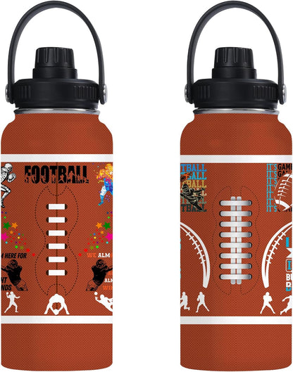 Pickleball Water Bottle 32oz Stainless Steel Insulated Vaccum with Lid, Pickleball Gifts for Pickleball Players, Pickleball Lovers, Women Girls Ladies