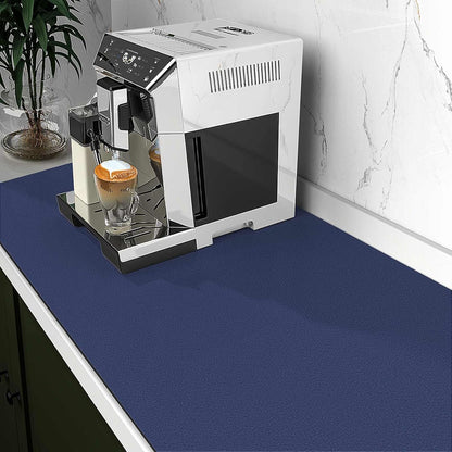WISELIFE Dish Drying Mat Super Absorbent Drying Mat Large Dish Drying Mats for Kitchen Counter Easy Clean Dish Mat Kitchen Drying Mat15"x 18" Stylish Grey