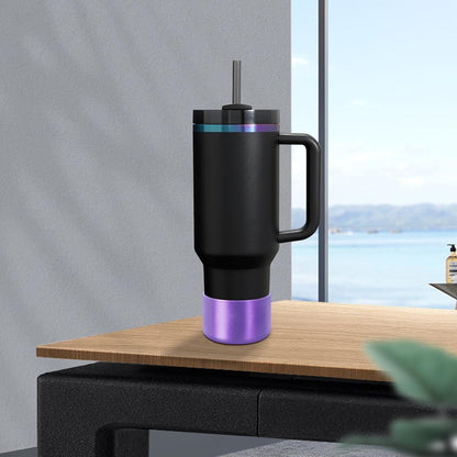 Chameleon Silicone Water Bottle Boot, Compatible with Stanley & Hydro Flask Tumbler 2.8-2.95in Bottom Anti-Slip Protector Rubber Sleeve
