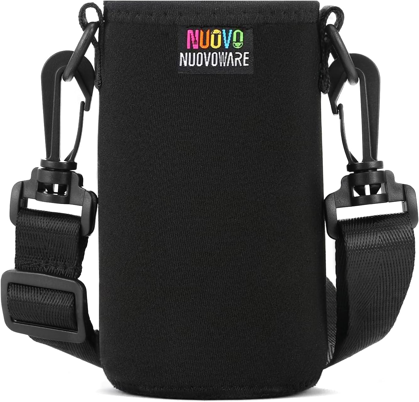 Nuovoware Water Bottle Carrier Bag, Premium Neoprene Portable Insulated Water bottle Sling Holder Bag 500ml/750ml/1000ml with Adjustable Shoulder Strap for Men Women Hiking, Sling Bottle Bag Case