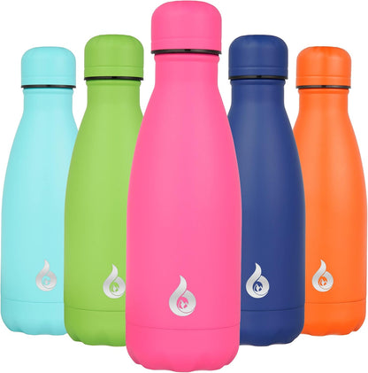 BJPKPK Insulated Water Bottle 12oz Small Stainless Steel Water Bottles Reusable Metal Thermal Keep Cold and Hot,Dreamy Purple - Colors B