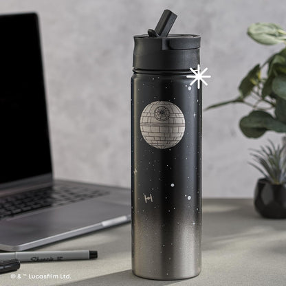 JoyJolt Triple Insulated Water Bottle with Straw Lid AND Flip Lid! 22oz Water Bottle, 12 Hour Hot/Cold Vacuum Insulated Stainless Steel Water Bottle. BPA-Free Leakproof Water Bottles - Thermos Bottle
