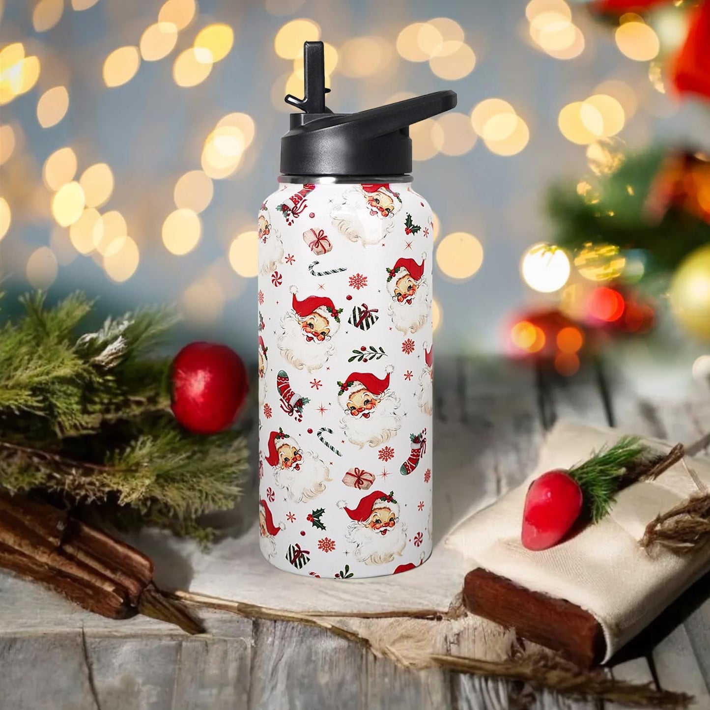 32 oz Pickleball Insulated Water Bottle with Straw - Pickleball Gym Hiking Sports Coffee Mug | Perfect Pickleball Gifts for Women, Pickleball Decor Accessories