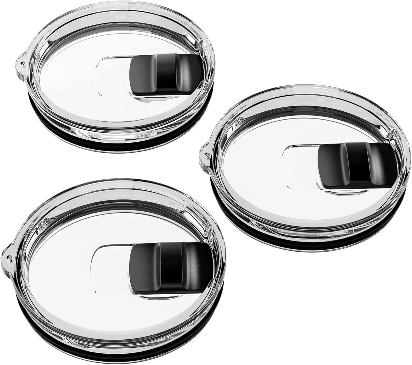 3 Pack 20 oz Tumbler Lid, Replacement Lids for 20oz Yeti Tumbler, Magnetic Slider Covers, BPA-Free, Easy to Clean