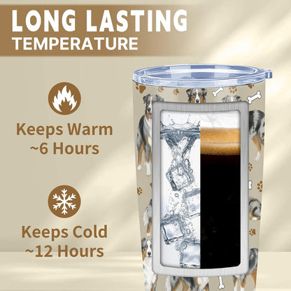 Beagle Gifts for Women Men, 40oz Stainless Steel Insulated Tumbler Travel Cup Mug, Funny and Unique Beagle Gifts for Dog Lover - Colors A