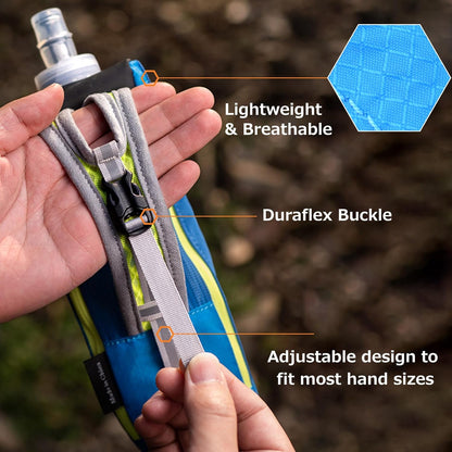 Azarxis TPU Soft Flask Collapsible Water Bottles BPA-Free 250ml 350ml 500ml for Hydration Vest Pack Running Hiking Cycling Climbing