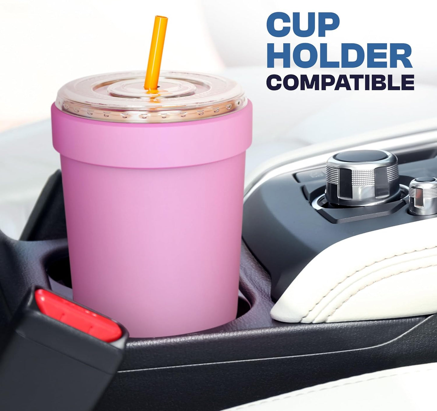 Frost Buddy Togo Buddy | 30 oz Stainless Steel Vacuum Insulated Tumbler | To Go Coffee Cup – Iced Coffee Cups, Iced Coffee Sleeve, Travel Mug, Thermal Cup for Hot & Cold Drinks, Dunkin Cup (Pencil) - Colors A
